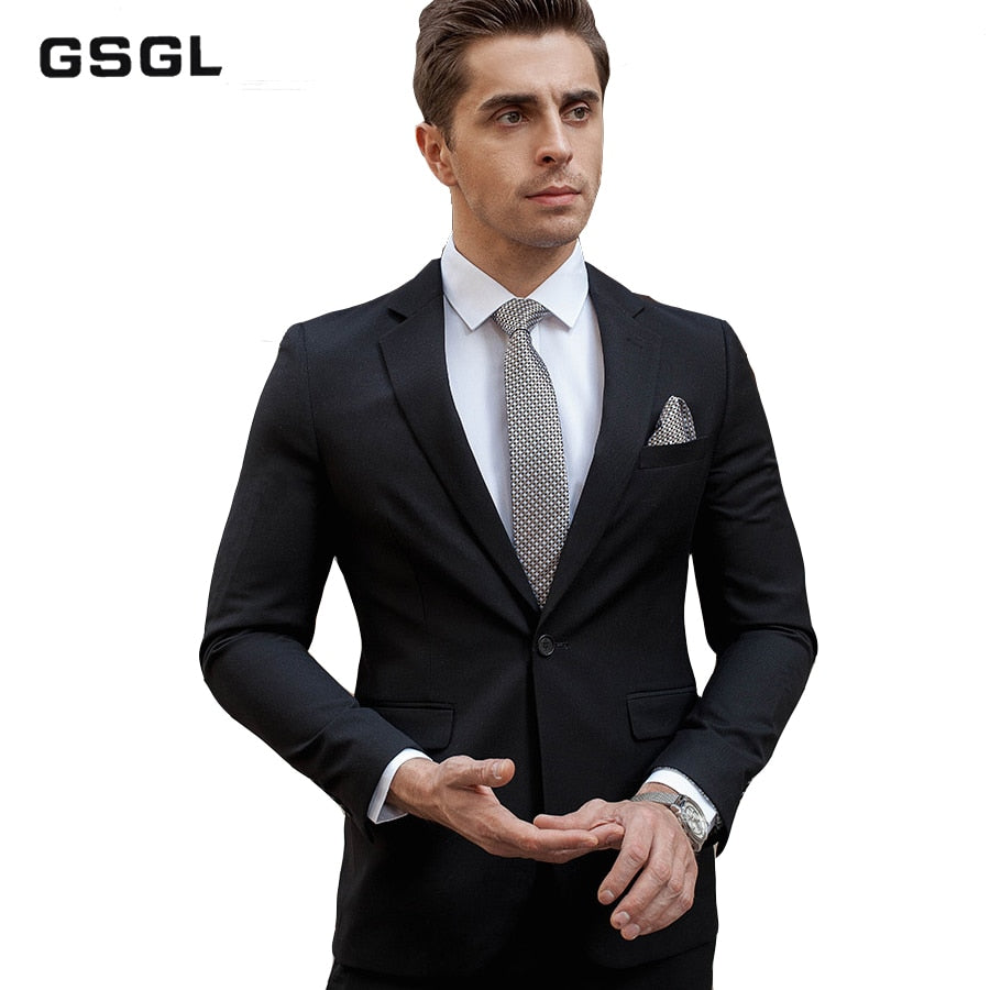 Elegant Men's Suit Black