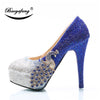 Womens wedding shoes Baolan Gradual Phoenix Crystal Shoe