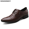 Italian brand brown dress White elegant shoes for men luxury designer