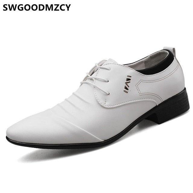 Italian brand brown dress White elegant shoes for men luxury designer