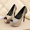 Waterproof HOT Women Shoes . platform Dress High Heels Boat Shoes Wedding Shoes