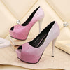 Waterproof HOT Women Shoes . platform Dress High Heels Boat Shoes Wedding Shoes