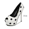 Pumps women shoes platform heels peep toe woman shoes ladies office shoes women