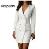 Sexy Lady Office Dress Women s Jacket Ladies Bodycon Dress