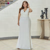 Pretty Wedding Dresses V-Neck Sleeveless