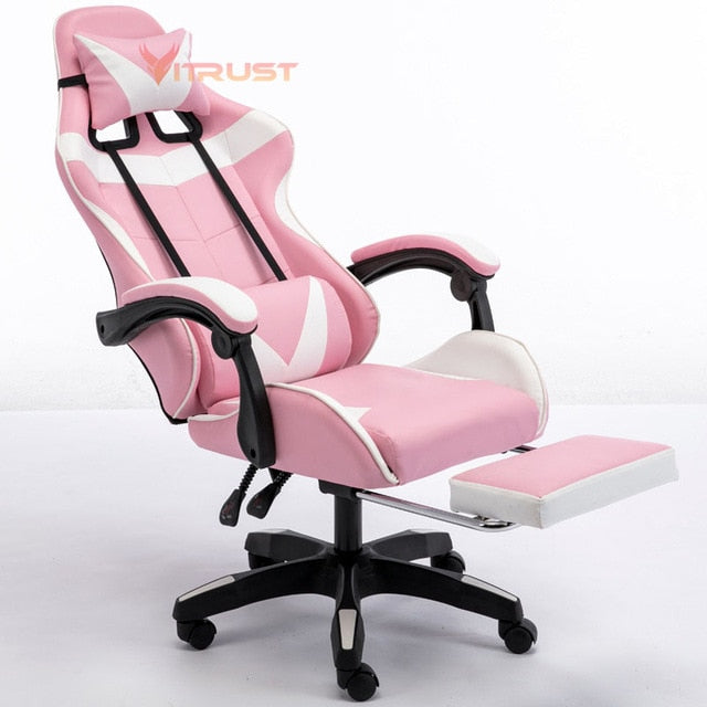 WCG Gaming Chair Racing Chair Recliner Office computer Chair lying household