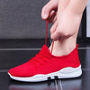 man Walking Shoes Lace Up Flat Breathable Air Mesh Shoes Jogging Sneakers Tenis Feminino