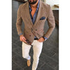 Fashion Lattice Men's Suit. Casual Men Blazer