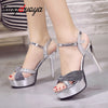 Sexy High Heels Shoes Women Pumps Peep