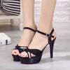 Sexy High Heels Shoes Women Pumps Peep