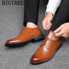 Party Wedding Dress Shoes Men Leather Oxford Shoes For Men Zapatos