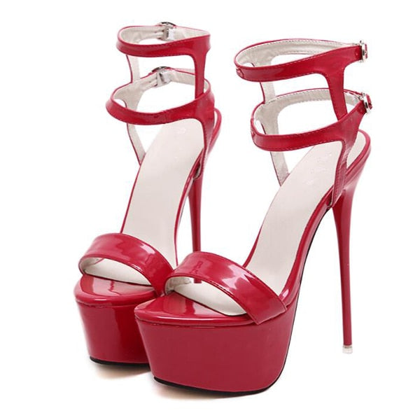 High Heels Sandals Summer Sexy Open Toe Party Dress Platform