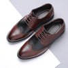 Men Luxury Dress Shoes Italian Men Brogue Wedding Leather Formal