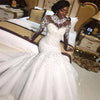 Luxury Crystals African Mermaid Wedding Dresses