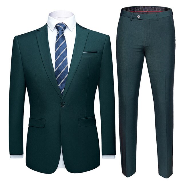 Fit Business Uniform Office Suit Wedding Casual