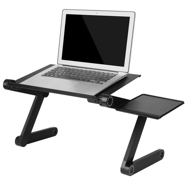 Portable Adjustable Aluminum Laptop Desk Stand Table Vented Ergonomic