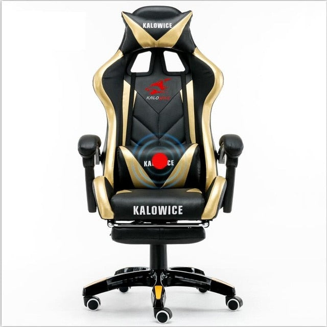 synthetic Leather gaming chair Internet cafes WCG computer chair comfortable lying household Chair