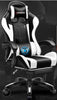 Gaming Chair High Back PU Leather/ Swivel casters/3.5" thick cushion/Headrest and Lumbar Support (Black and red)