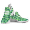 Green Hemp Leaf/Weed Leaves Printting Men Cusual Shoes  Lightweigt Shoes