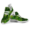 Green Hemp Leaf/Weed Leaves Printting Men Cusual Shoes  Lightweigt Shoes