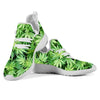 Green Hemp Leaf/Weed Leaves Printting Men Cusual Shoes  Lightweigt Shoes