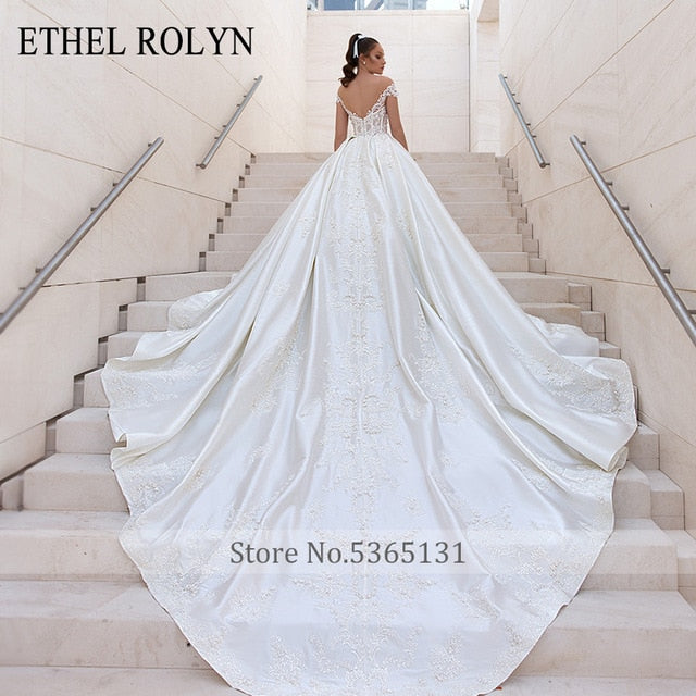 Gown Wedding Dress Royal Satin