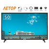 -Hot product 50 inch Tempered glass television flat screen 4k hd android smart tv led television with bluetooth