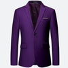 Classic Men's High-end Customized Solid Color Slim Business Dress Groom Wedding