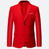 Classic Men's High-end Customized Solid Color Slim Business Dress Groom Wedding