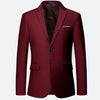 Classic Men's High-end Customized Solid Color Slim Business Dress Groom Wedding