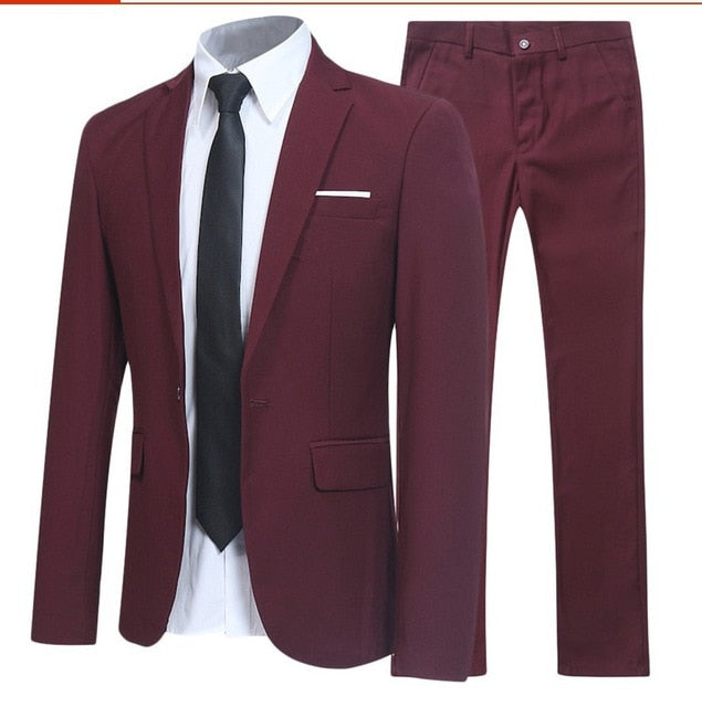 Wedding Groom Suit Formal Business