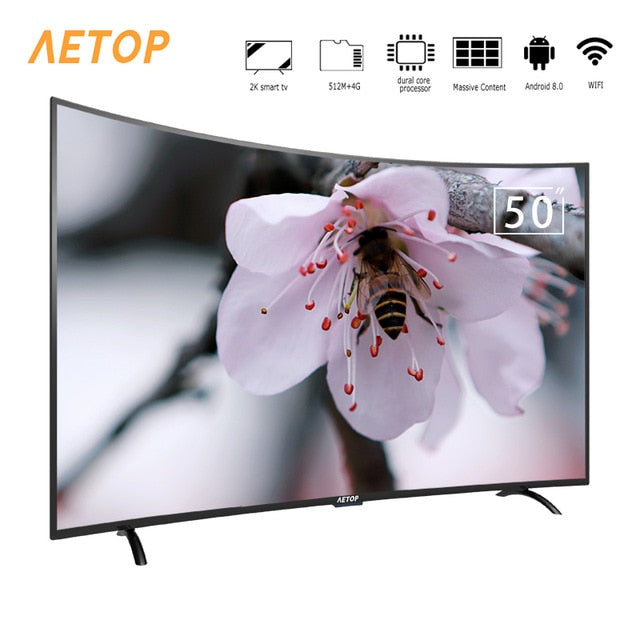 curved smart led television 4k Ultra HD android tv 50 inch curved led tv screen