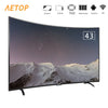 curved screen hd tv led television 4k smart tv 43 inch with bluetooth