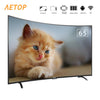 curved screen television 1.5G+8GB  65 inch 4k hd led tv smart with wifi