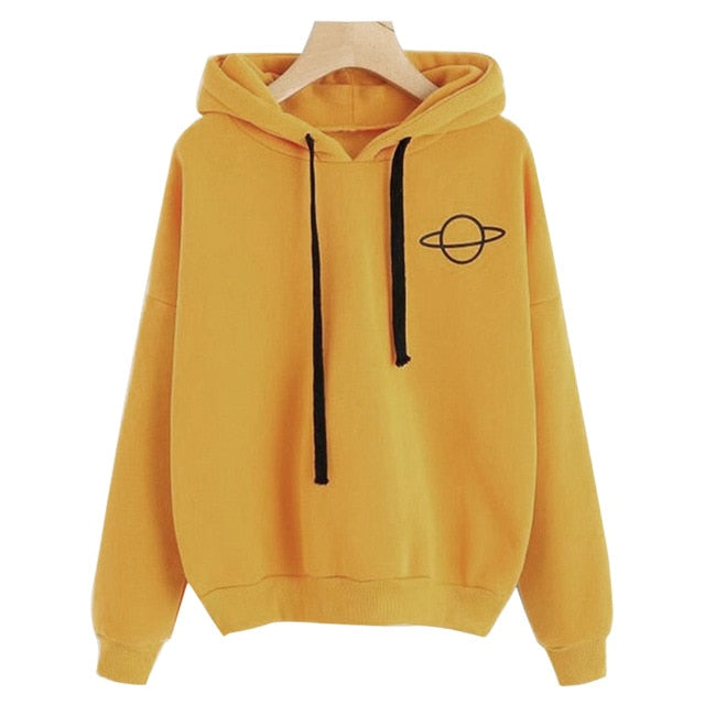 Sweatshirt Long Sleeve Hooded 2020 Autumn Female Pullover