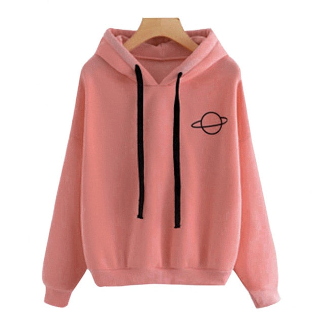 Sweatshirt Long Sleeve Hooded 2020 Autumn Female Pullover