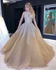 Luxury Wedding Dresses O Neck Gown