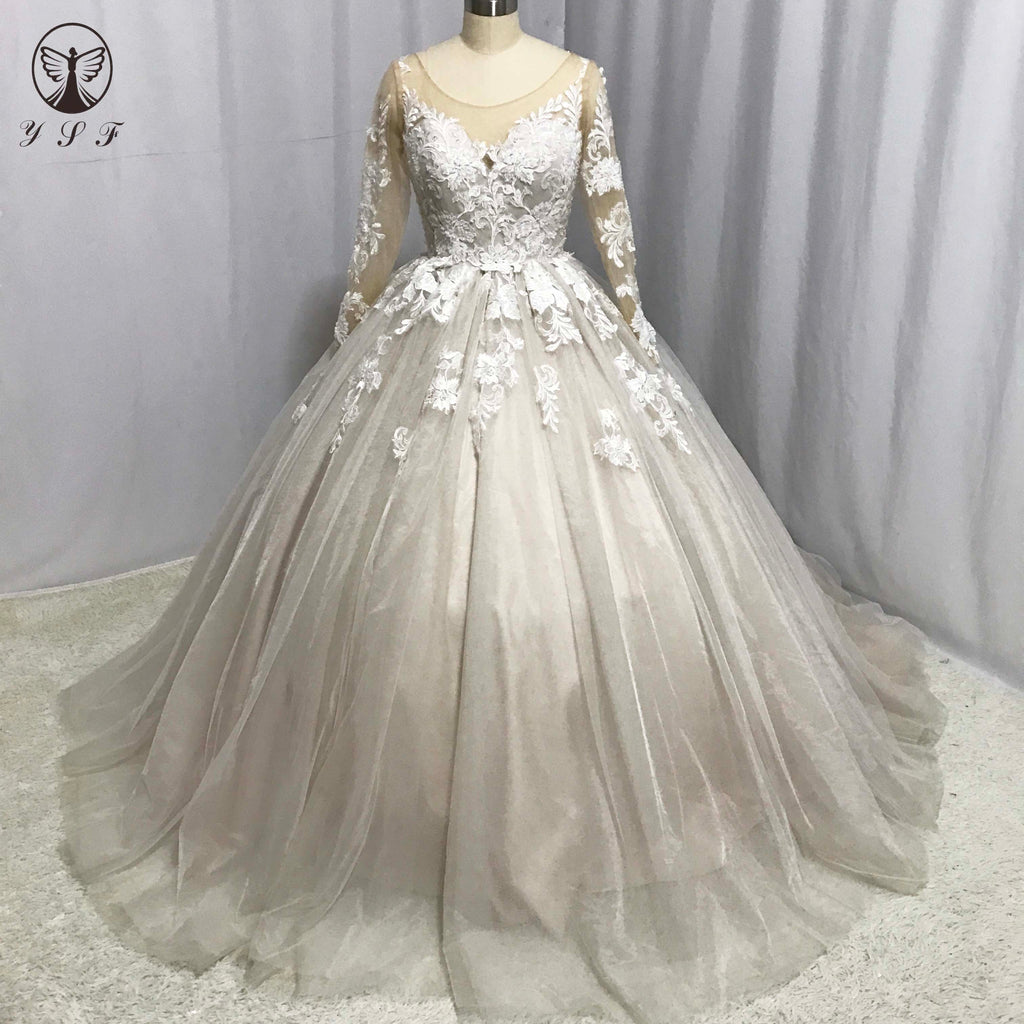 Designer Long Gown Wedding Dresses