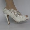 Women's crystal wedding evenning shoes