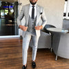 Royol Blue Wedding Dress Suit For Men Casual 2 Pcs Party Suts Stage Prom Suits Men Tuxedos