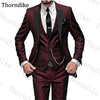 Thorndike Italian Colorful Classic Purple Dress Wedding Suit