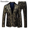 Wedding Party Thorndike Stage Suit Casual Single Breasted Groom Tuxedos