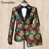 Men Suit For Wedding Floral