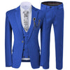 Beige Men's Wedding Suit Three Pieces Dots