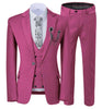 Beige Men's Wedding Suit Three Pieces Dots