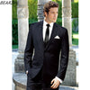 Tuxedo for wedding suits black custom made