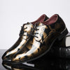 Floral Patternt Leather Shoes Men Elegant Brogues Men Wedding Dress Shoes