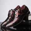 Floral Patternt Leather Shoes Men Elegant Brogues Men Wedding Dress Shoes