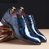 Leather Luxury Fashion Groom Wedding Shoes Men Oxford Shoes Dress 37-50