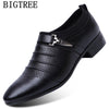 Luxury Brand Slip On Oxford Shoes For Mens Leather Wedding Shoes Man Italy